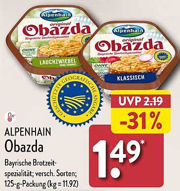 ALPENHAIN Obazda