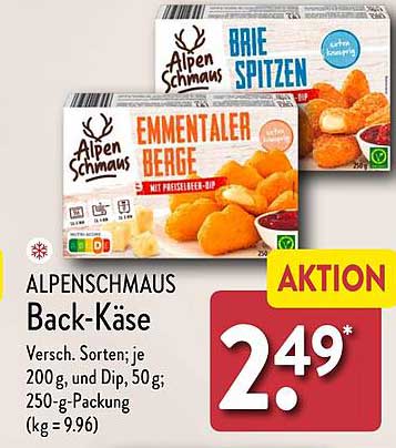 ALPENSCHMAUS Back-Käse