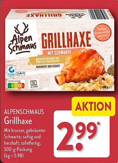 AlpenSchmaus Grillhaxe