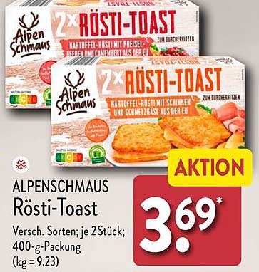 ALPENSCHMAUS Rösti-Toast