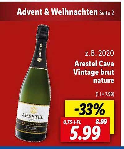 Arestel Cava Vintage brut nature