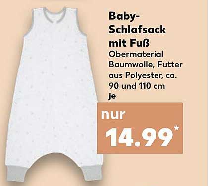 Baby-Schlafsack mit Fuß