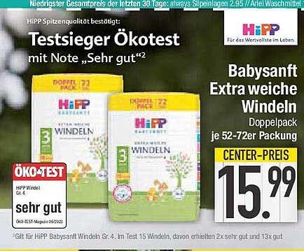 Babysanft Extra weiche Windeln