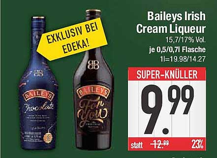 Baileys Irish Cream Liqueur