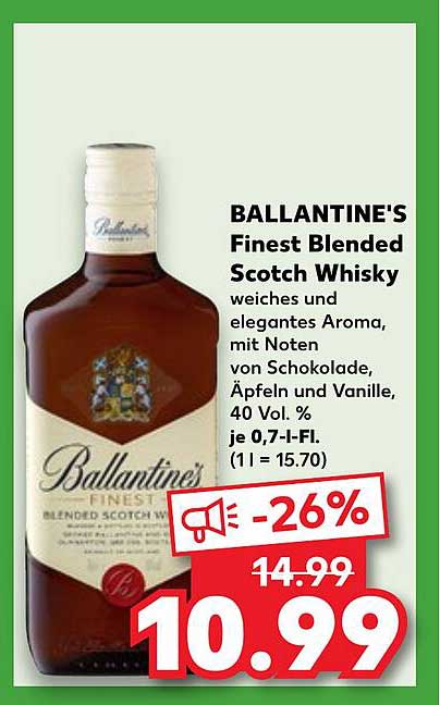 BALLANTINE'S Finest Blended Scotch Whisky