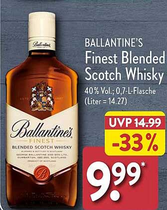 Ballantine's Finest Blended Scotch Whisky