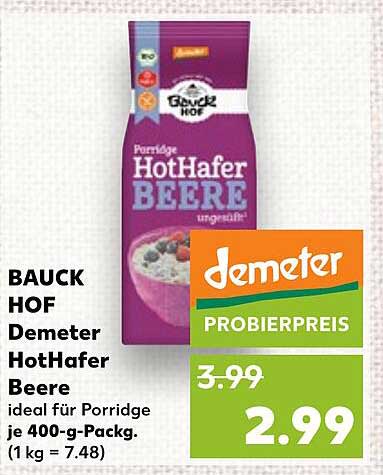 BAUCK HOF Demeter HotHafer Beere