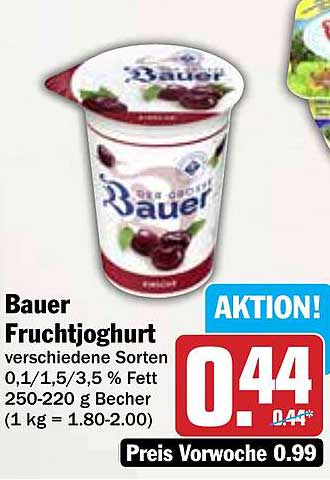 Bauer Fruchtjoghurt