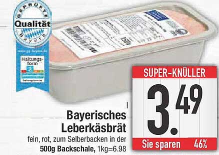 Bayerisches Leberkäsebrät