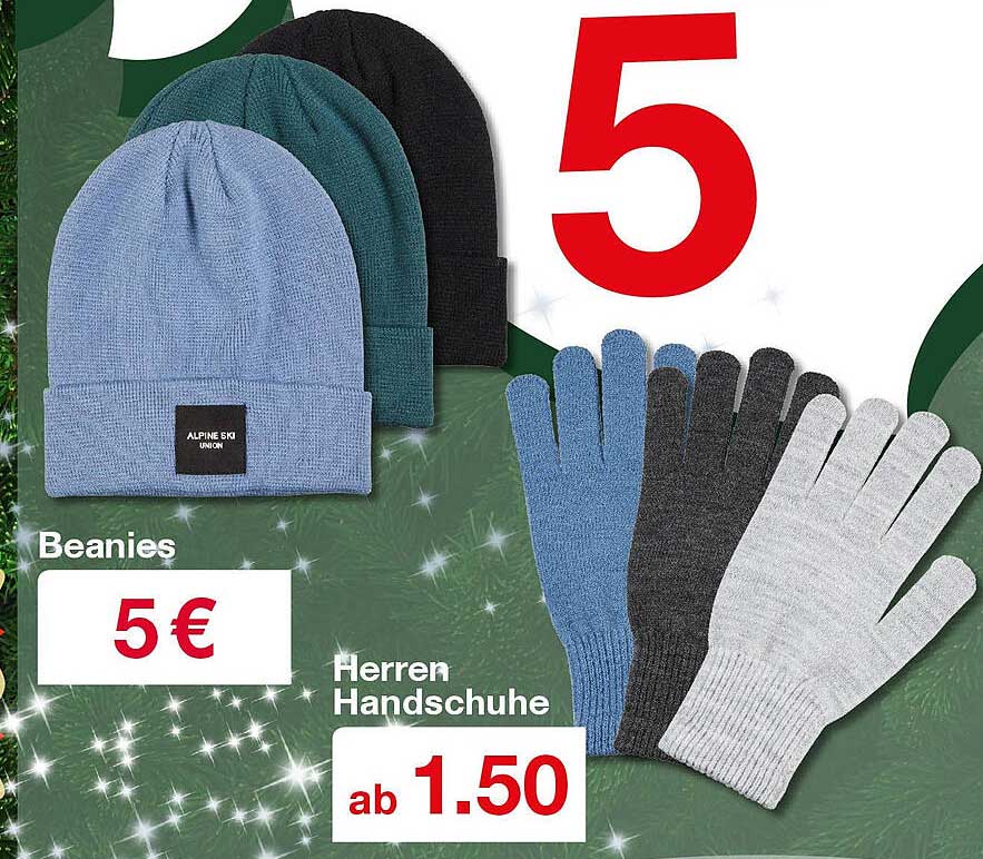 Beanies  
Herren Handschuhe