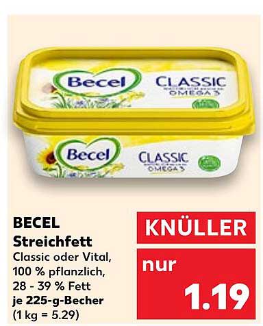 BECEL Streichfett