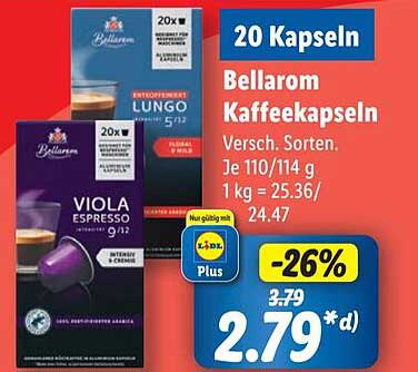 Bellarom Kaffeekapseln