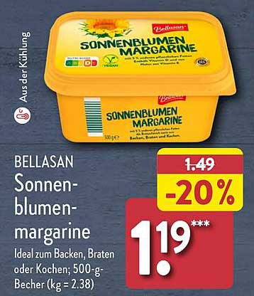 BELLASAN Sonnenblumenmargarine