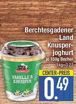 Berchtesgadener Land Knusperjoghurt