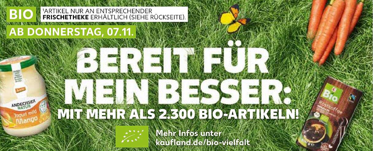 bereit für mein besser: mit mehr als 2.300 bio-artikeln!