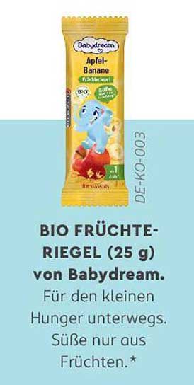 BIO FRÜCHTE-RIEGEL von Babydream