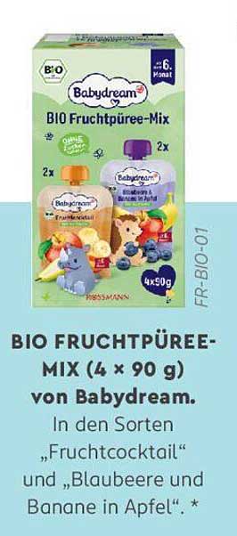 BIO FRUCHTPÜREE-MIX von Babydream