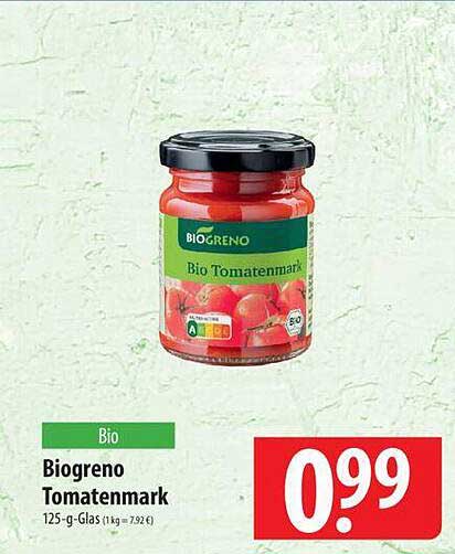 Biogreno Tomatenmark