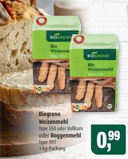 Biogreno Weizenmehl