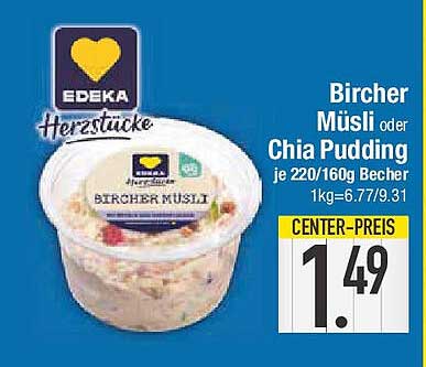 Bircher Müsli oder Chia Pudding