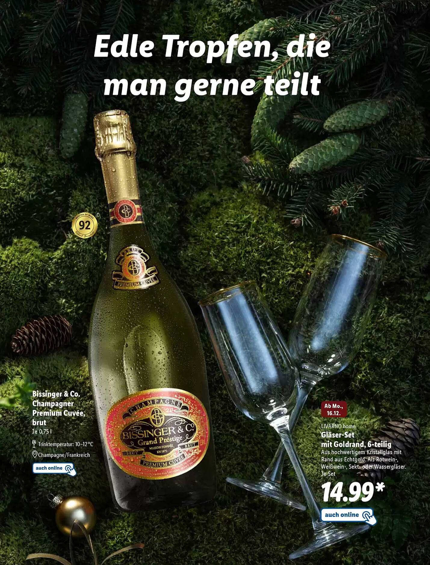 Bissinger & Co. Champagner: Premium Cuvée, brut