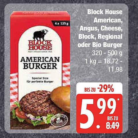 BLOCK HOUSE AMERICAN BURGER