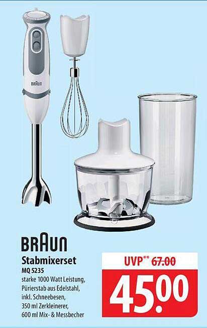 BRAUN Stabmixerset MQ 5235