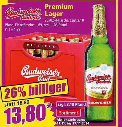 Budweiser Budvar Premium Lager