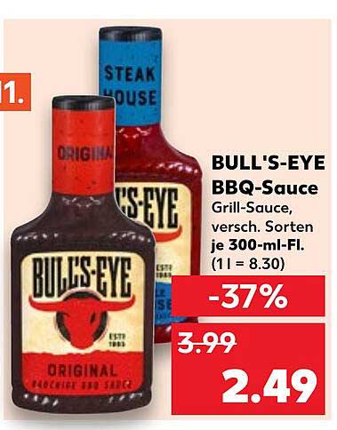 BULL'S-EYE BBQ-Sauce