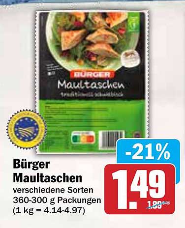 Bürger Maultaschen