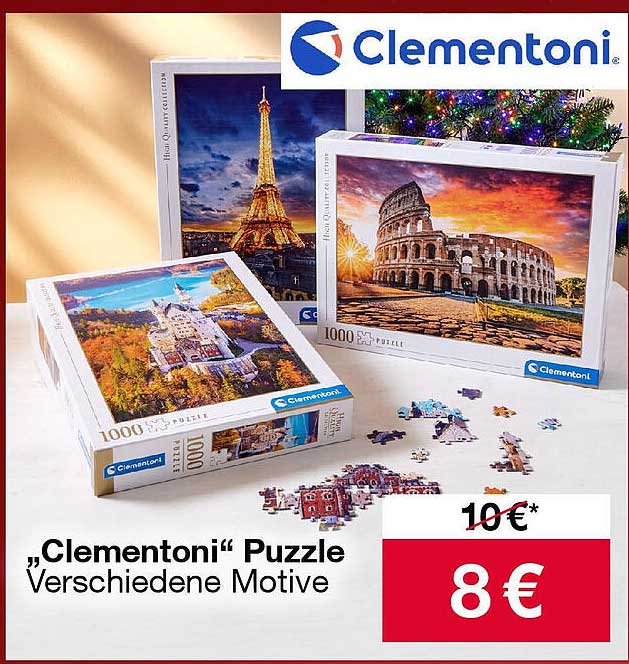 „Clementoni“ Puzzle Verschiedene Motive