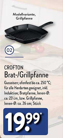 CROFTON Brat-/Grillpfanne