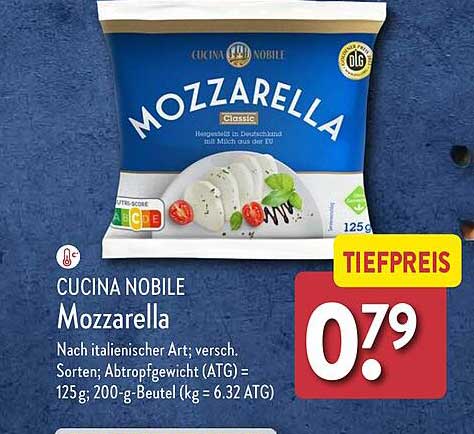 CUCINA NOBILE Mozzarella