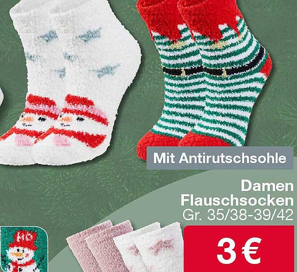 Damen Flauschsocken