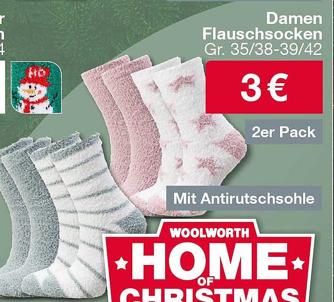 Damen Flauschsocken