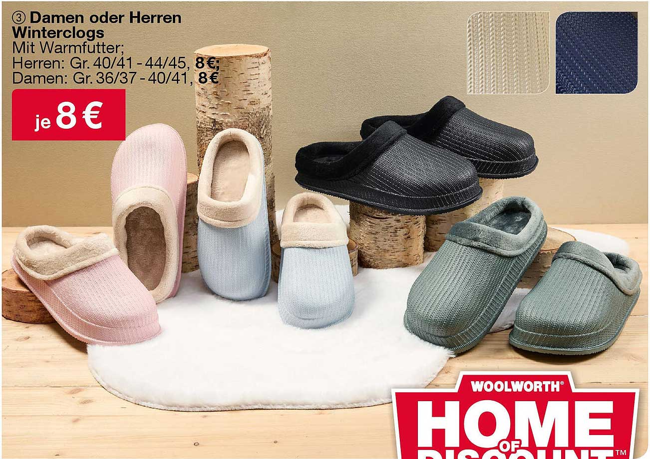 Damen oder Herren Winterclogs