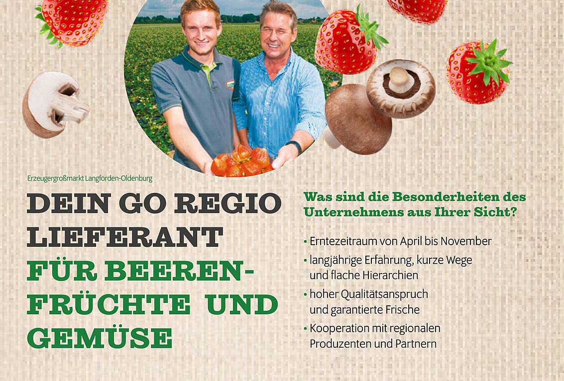 DEIN GO REGIO LIEFERANT FÜR BEERENFRÜCHTE UND GEMÜSE