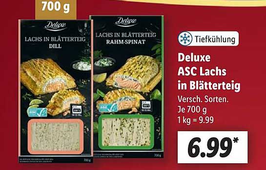 Deluxe ASC Lachs in Blätterteig