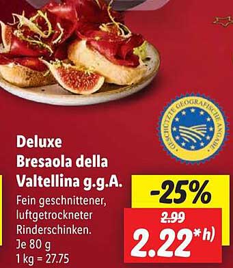 Deluxe Bresaola della Valtellina g.g.A.