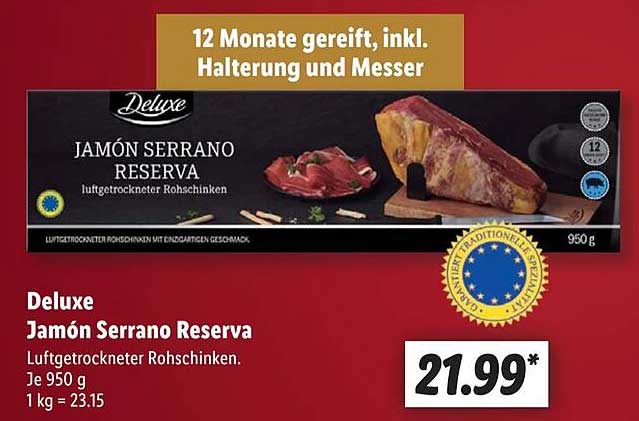 Deluxe Jamón Serrano Reserva