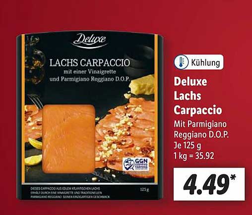 Deluxe Lachs Carpaccio