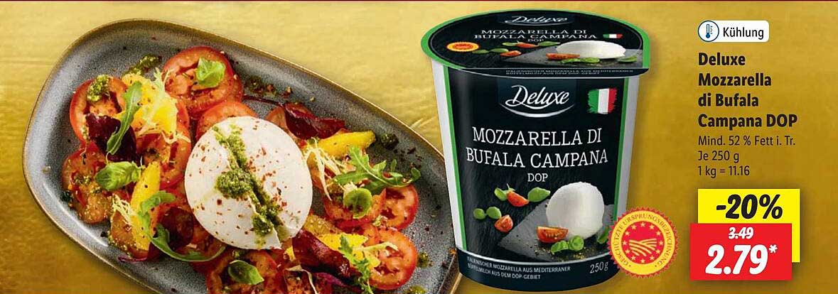 Deluxe Mozzarella di Bufala Campana DOP