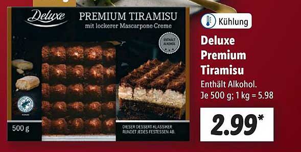 Deluxe Premium Tiramisu