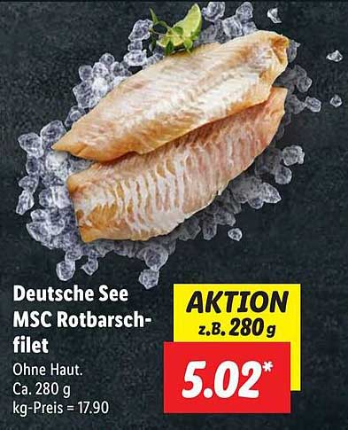 Deutsche See MSC Rotbarschfilet