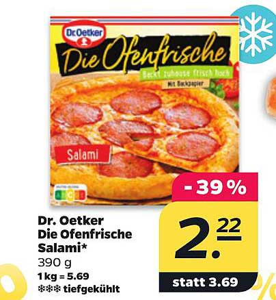 Dr. Oetker Die Ofenfrische Salami*