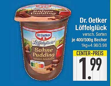 Dr. Oetker Löffelglück Sahne Pudding