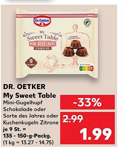 Dr. Oetker My Sweet Table Mini-Gugelhupf