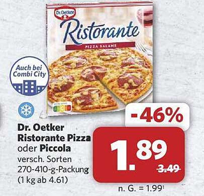 Dr. Oetker Ristorante Pizza oder Piccola