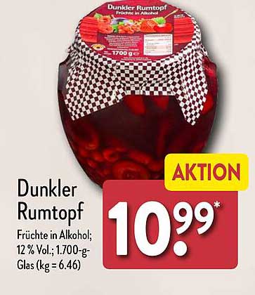 Dunkler Rumtopf