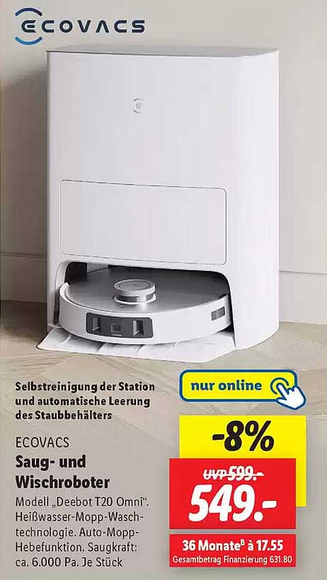 ECOVACS Saug- und Wischroboter